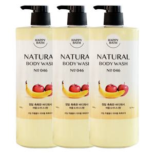 [해피바스]해피바스 정말 촉촉한 바디워시 900g x3