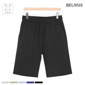 빌리버스 남자 반바지 밴딩 바지 여름 스판 숏 팬츠 BTSP008