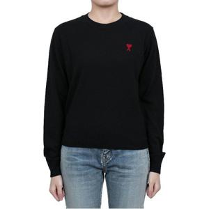 [아미] 하트로고 자수 울 니트 (FKS111 025 001)