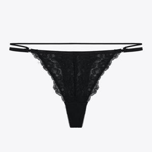 [섹시쿠키]리본 블랙 쏭팬티 SCWPA503