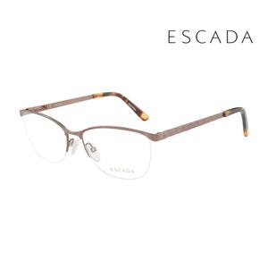 (국내당일발송) 에스까다 안경테 VES873 0SPR 라운드 메탈 여자 안경
