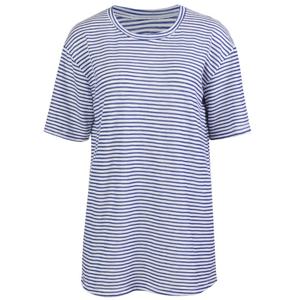 샵앤) 여성 스트라이프 루즈핏 반팔 티 DAI-WSH-0244-블루