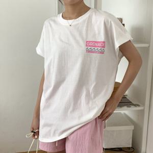 샵앤) 그라나데 여성 서퍼 반팔 티셔츠 MER-WSH-12133-블랙