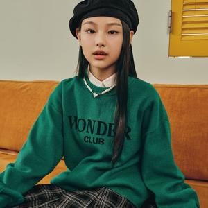 [행텐 틴즈]행텐틴즈 여아 원더 로고 자가드 풀오버 니트_316(14480-140-603-37)