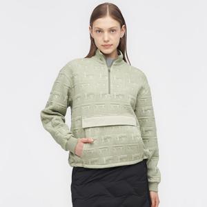 [링스] 여성 로고 자카드 아노락 티셔츠 L21D3TH354_KH