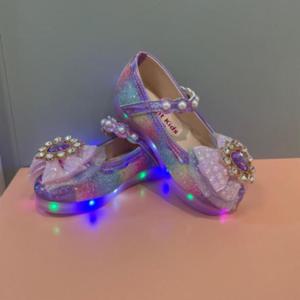 탈렌트키즈 HC17 TS프리티 LED구두 퍼플 TSXS1HSHO7