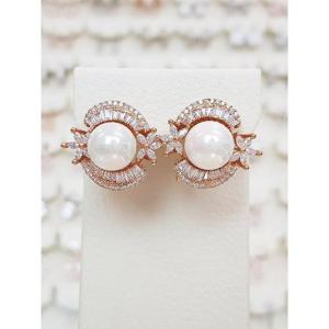 볼라레 세이브존01 모던 클래식 귀에 착 붙는 클립 진주 귀걸이 spe950