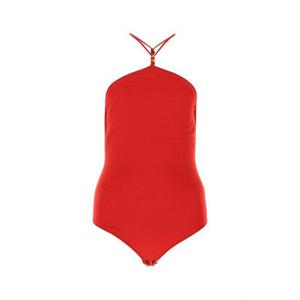 보테가베네타 여성 레드 Stretch 캐시미어 바디수트 648827VKSE0 6144