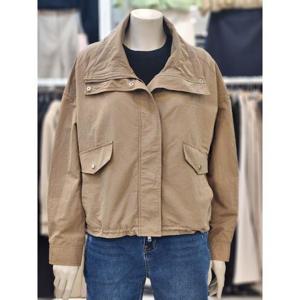 SOUP 세이브존07 하이넥 드로우 숏 야상 점퍼 VA9JP90