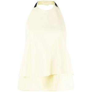 질샌더 여성 옐로우 민소매 블라우스 J03NC0102JTN194737