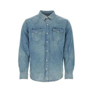 폴로 랄프로렌 남성 연하늘 데님 셔츠 710703936 001