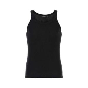 돌체앤가바나 남성 블랙 Tank 코튼 탱크탑 G8PA8TFU7AV N0000