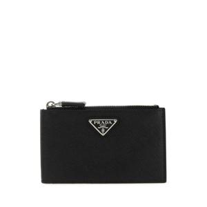프라다 남성 블랙 레더 동전 지갑 2MC086QHH F0002