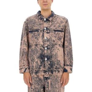 에뛰드 남성 베이지 데님 자켓 H23MM510C00251_PINK