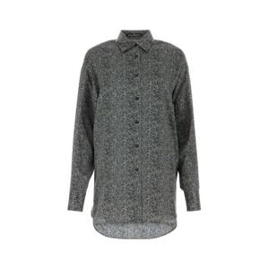 에르마노설비노 여성 멀티컬러 실크 프린티드 긴팔 셔츠 D452K333HXR S4517