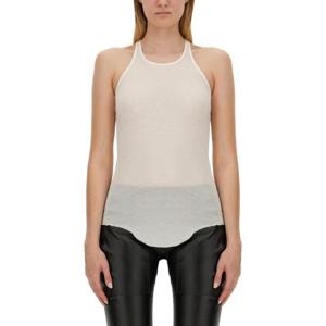 릭오웬스 여성 화이트 민소매 티셔츠 RP02D3101_RC11