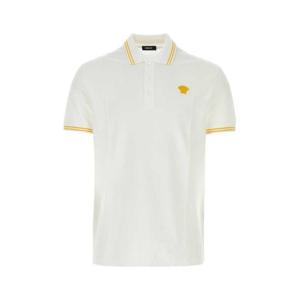 베르사체 남성 화이트 반팔 폴로 10139101A09860 1W000