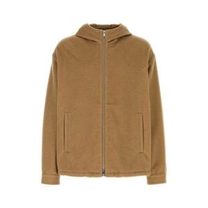 프라다 남성 베이지 Camel 카멜 울 짚업 자켓 SGC590SOOO15J6 F0040