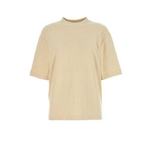 버버리 여성 베이지 Terry 오버사이즈 캔버스 반팔 티셔츠 8081314 B8620