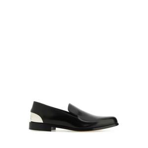 알렉산더맥퀸 남성 블랙 레더 드레스 로퍼 778158WIES4 1081