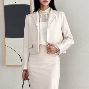 샵앤) 여성 정장 하객룩 블레이져 자켓 SIU-WJK-3849-아이보리