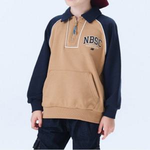 뉴발란스키즈긴팔티 PQC NK9CE3103U-85 ESSENTIAL 카라 배색 반