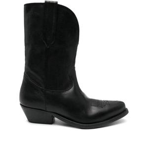 골든구스 여성 블랙 웨스턴 부츠 GWF00797 F00629090100