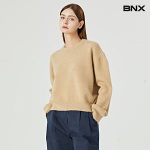 [비엔엑스]라운드 데일리 박스핏 베이직 긴팔 니트 (BW4KP002L0)