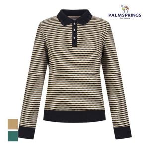 [팜스프링스]여성 ST패턴 카라티셔츠_STSL243209