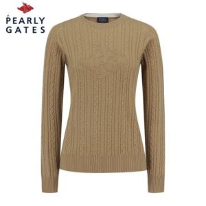 [파리게이츠] 파리게이츠 공용 바니 라운드넥 변형 케이블 니트 531D4SR572_BG