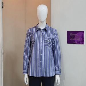 올리비아하슬러 DP01 스트라이프 포켓 셔츠 OHDSBL102