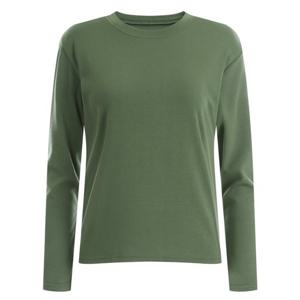 샵앤) 여성 무지 라운드 스판 긴팔 티 DAI-WSH-12094-그린