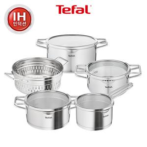 테팔 인덕션 스텐 노르디카 냄비 5종 풀세트