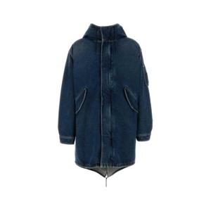 프라다 남성 블루 데님 파카 코트 GEB267SOOO10UJ F0008