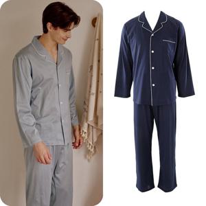 [비너스]블랙라벨 고급면 순면 100수 가볍고 편한 남성잠옷 파자마 VPA4461M