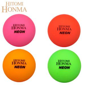 [히토미혼마] 비비드 네온 4피스 파크골프볼 4종택1