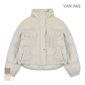 [반에이크][반에이크] 코듀로이배색 패딩점퍼_VB2ZPDMD07Z (P003