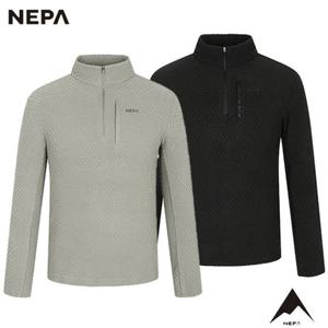 [네파](7J75406) 남성 가을겨울 마운틴 자가드 플리스 집업티셔츠