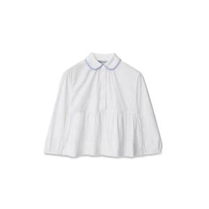 버버리 여아 화이트 원피스 8092043K_A1464