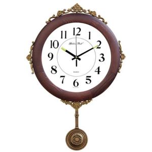 GB3084 무소음 월넛 원목 주석 추 벽시계 제조한국