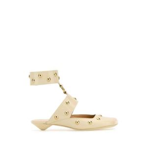 끌로에 여성 아이보리 Jade 힐 샌들 CHC24W05QOL 122