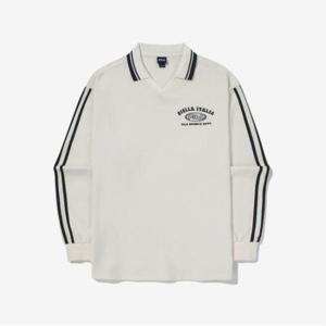 [휠라] 정상* 89,000원 스몰로고 카라 맨투맨(FS2POG3109X_SWH)