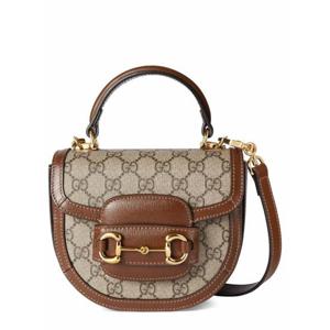 구찌 여성 베이지 미니 하프문 크로스백 781387_92TCG8563