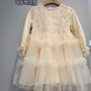 치크 DP01 자수몸판 샤매치 원피스 CKOW25180