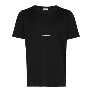 생로랑 남성 블랙 반팔 티셔츠 464572 YB2DQ1000
