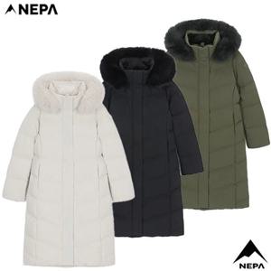 [네파][출고가529.000원](7LB2061) 여성 프리미아 캐주얼 롱 패딩 롱 구스다운