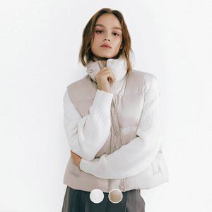 [지오다노/본사] 375500 여 미니볼 숏패딩 베스트