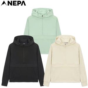 [네파][티셔츠 후드티셔츠](7L26062)_여성 멜로우 블럭 하이브리드 후드 티셔츠(7L21663세트착장)