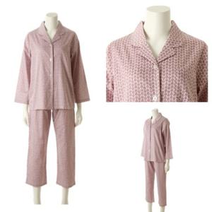 [비너스] 기분좋은 부엉이 순면 80수 여자잠옷 VPA4512WG 여성 얇은 면파자마 큰사이즈 여자파자마 행운