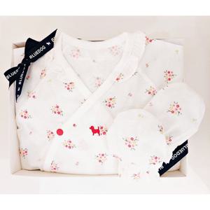 [블루독베이비]로맨틱플라워배내가운+손싸개SET (45170-001-040)